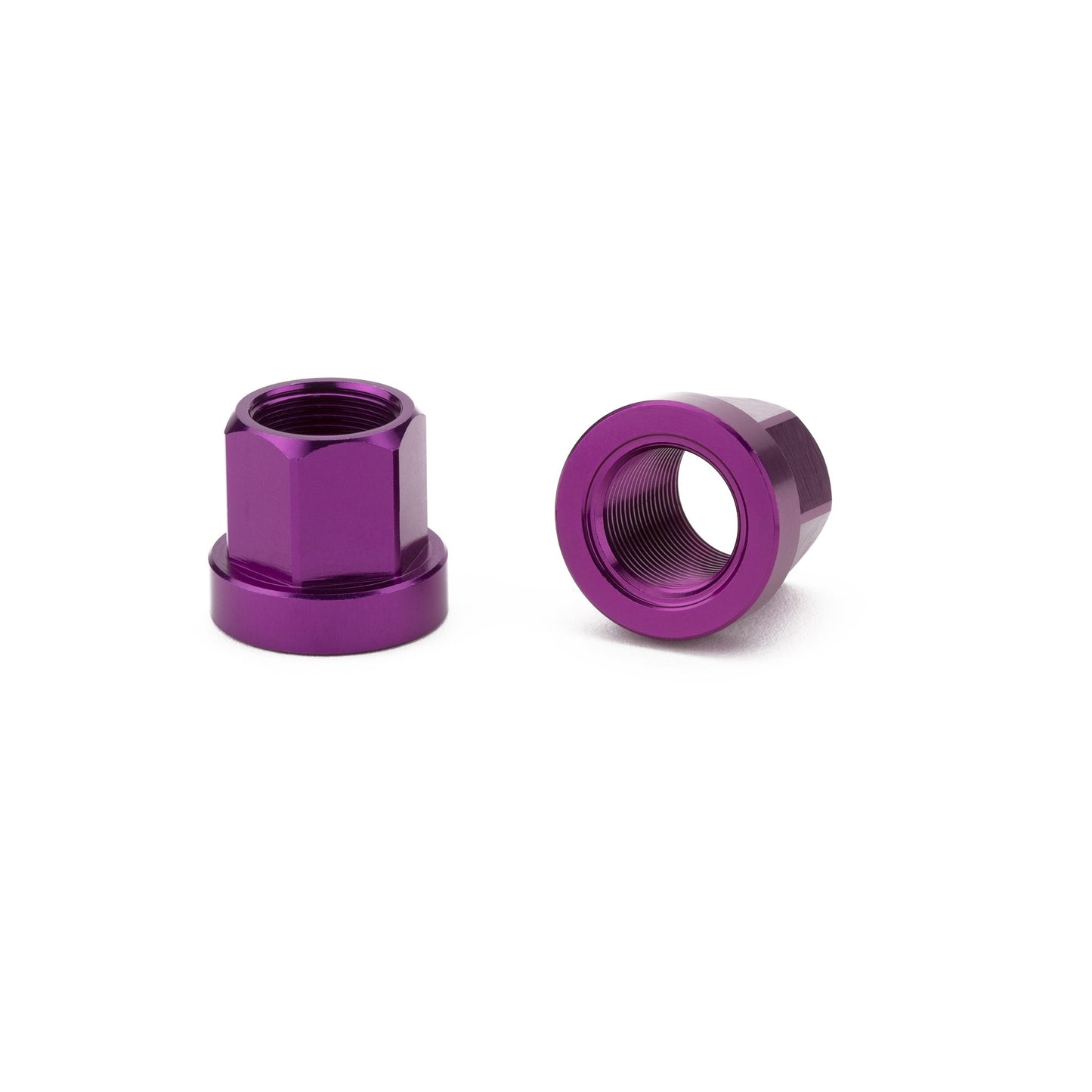 MISSION - AXLE NUTS ALU 14MM PURPLE