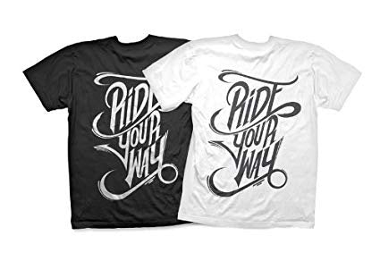 DARTMOOR - RIDE YOUR WAY COTTON TEE BLACK