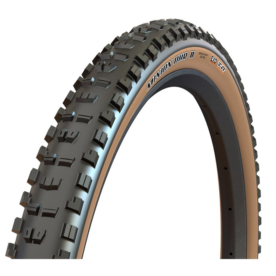 MAXXIS - MINION DHR II DUAL EXO TR TAN WALL 27.5 X 2.4IN
