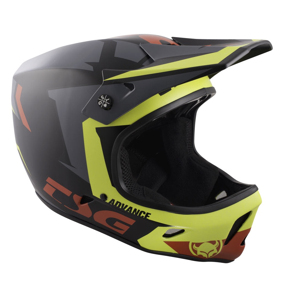 TSG - ADVANCE FULL FACE HELMET BUZZ YELLOW RED