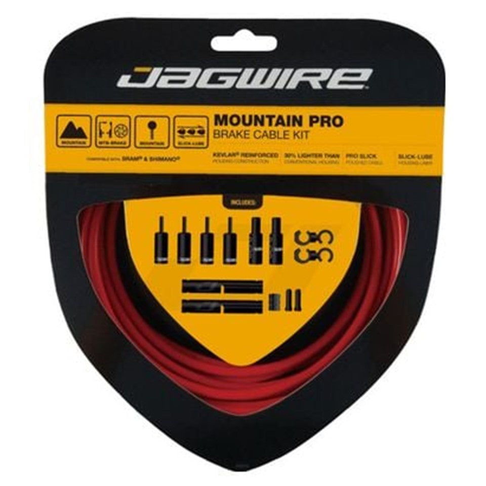 JAGWIRE - MOUNTAIN PRO BRAKE CABLE KIT RED