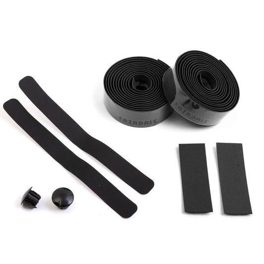 Fairdale - Classic Logo Cork Handlebar Tape Black