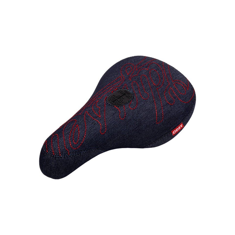ODYSSEY - BIG STITCH FAT SEAT DENIM WITH RED EMBROIDERY