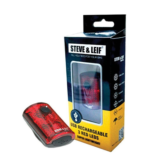 SNL - SL-6028 GALAXY USB RECHARGEABLE 3 RED LED LIGHTS