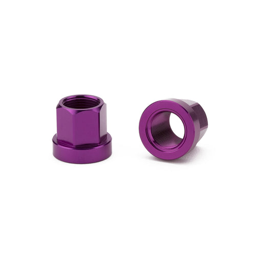 MISSION - AXLE NUTS ALU 14MM PURPLE