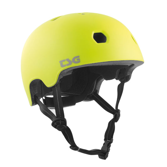 TSG - META HELMET SOLID COLOR SATIN ACID YELLOW