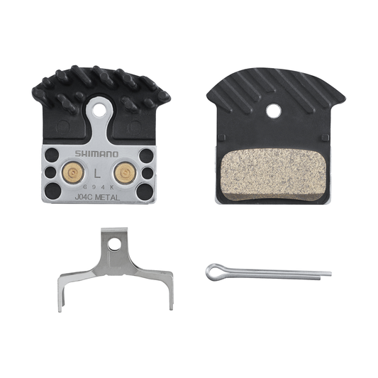 SHIMANO - J04C METAL BRAKE PADS WITH FIN