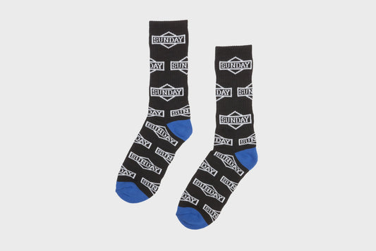 SUNDAY CORNERSTONE ALL-OVER CREW SOCKS