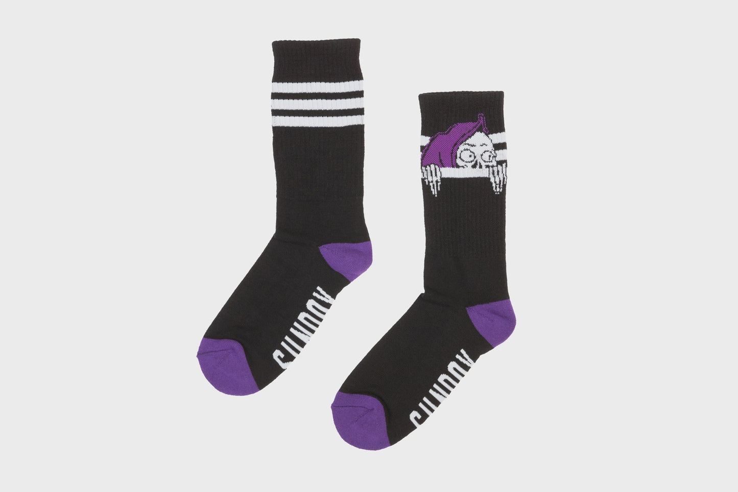 SUNDAY CREEPY SWEEPER CREW SOCKS