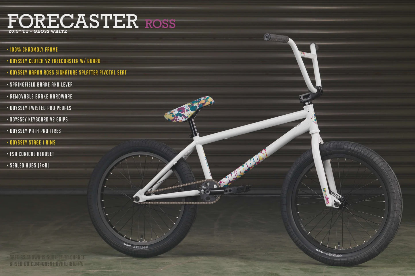 SUNDAY - FORECASTER AARON ROSS SIGNATURE