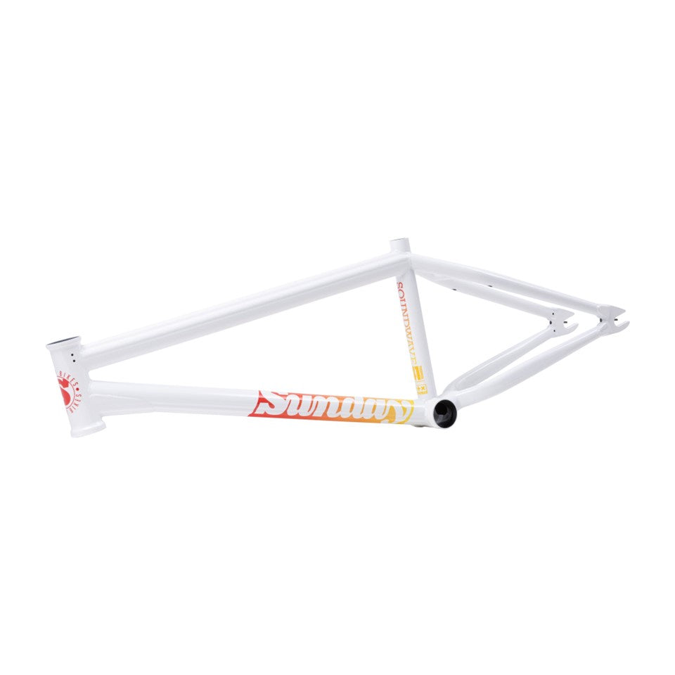SUNDAY - SOUNDWAVE V3 FRAME GLOSS WHITE – nsrbikes