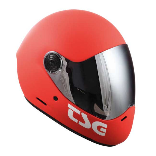 TSG - PASS PRO HELMET SOLID COLOR MATT RED 2021