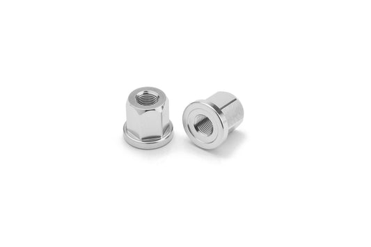 MISSION - AXLE NUTS ALU 10MM SILVER