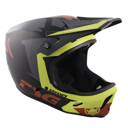 TSG - ADVANCE FULL FACE HELMET BUZZ YELLOW RED
