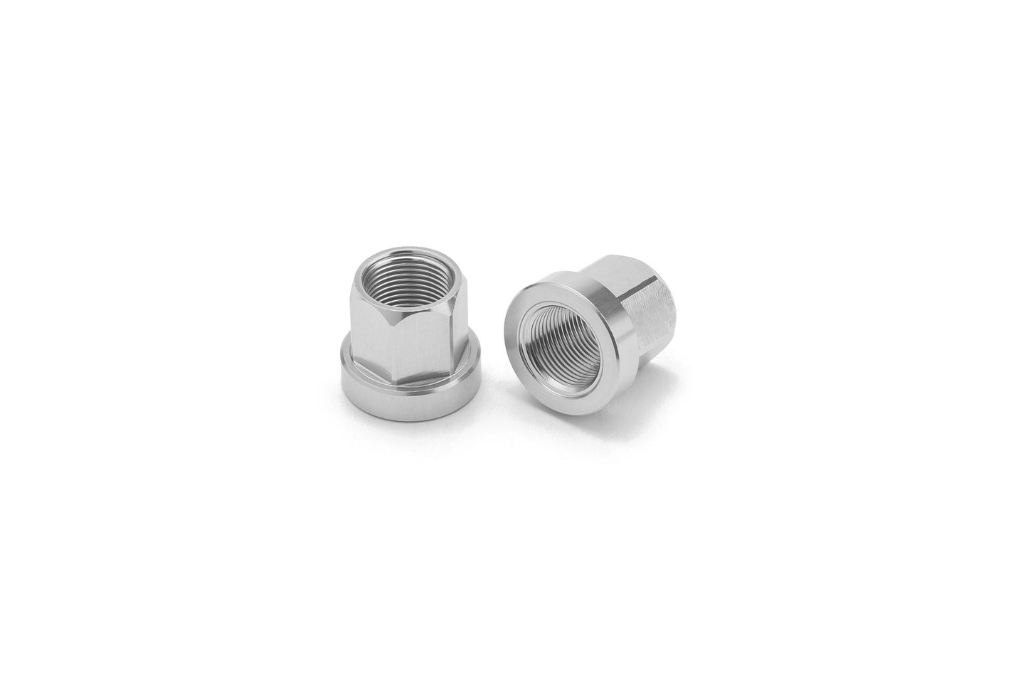 MISSION - AXLE NUTS ALU 14MM SILVER