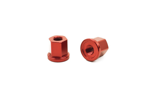 MISSION - AXLE NUTS ALU 10MM RED