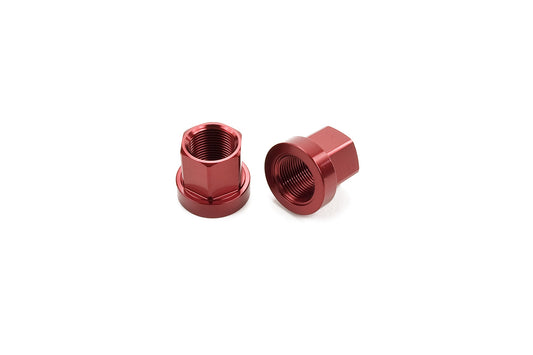 MISSION - AXLE NUTS ALU 14MM RED